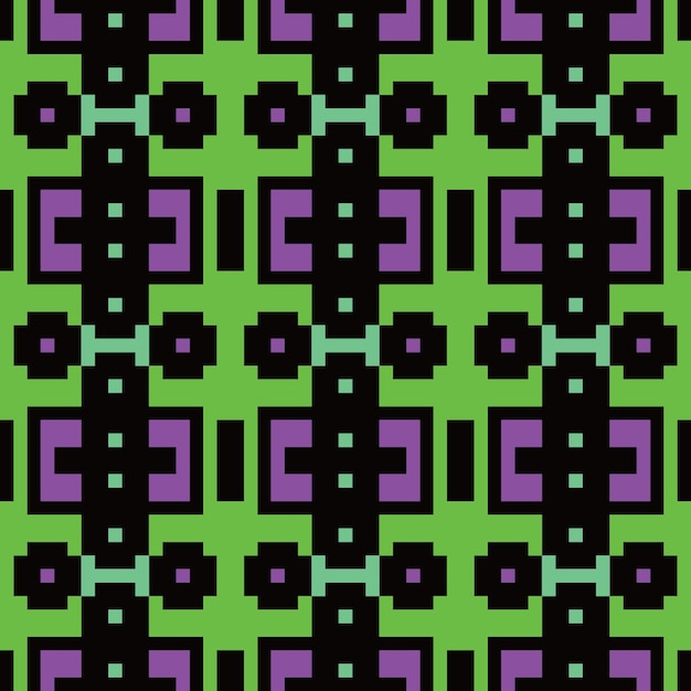 seamless pixel abstract pattern