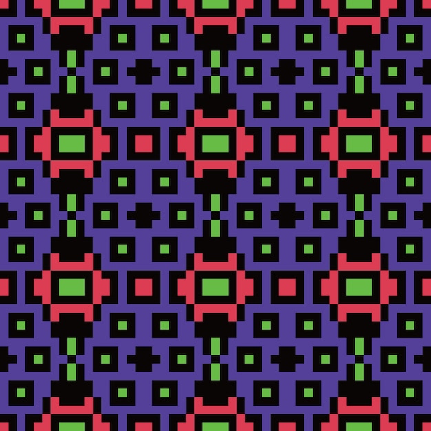 seamless pixel abstract pattern