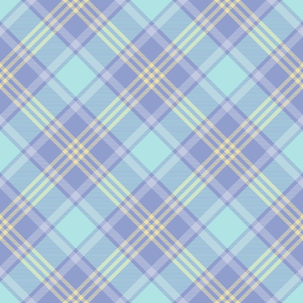 Seamless plaid pattern vector illustration abstract checkered background texture material