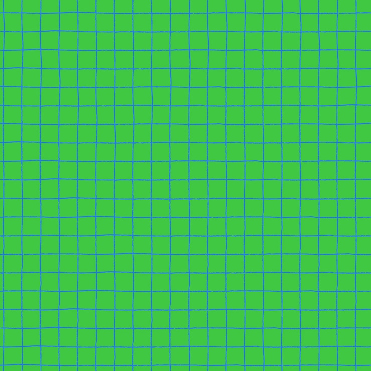 Vector seamless plaid pattern with hand drawn checks in futuristic aesthetics and retro futurism