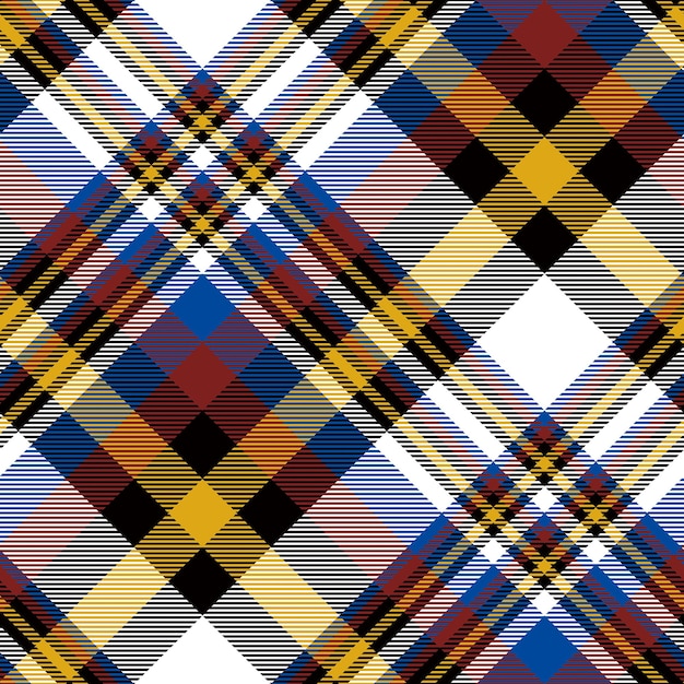 Vector seamless plaid pattern