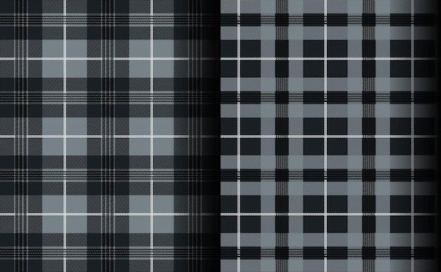 Seamless plaid print