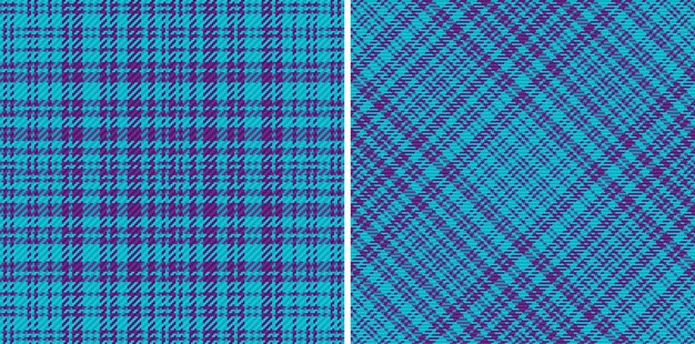 Texture plaid senza cuciture tessuto tartan tessile motivo di controllo dello sfondo vettoriale