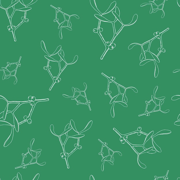 Seamless plants pattern