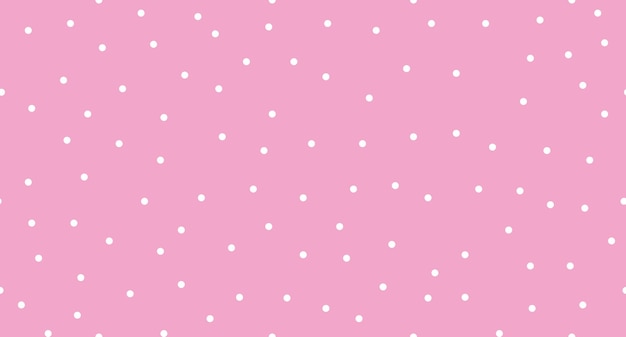 Vector seamless polka dot pattern vector repeating texture polka dot with color pastel background pink polka dot pattern pink polka wrapping texture vector illustration