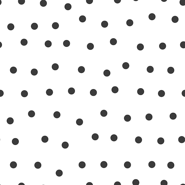 Seamless polka dot pink pattern with circles