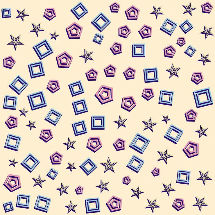वेक्टर seamless primitive geometric patterns for tissue and postcards