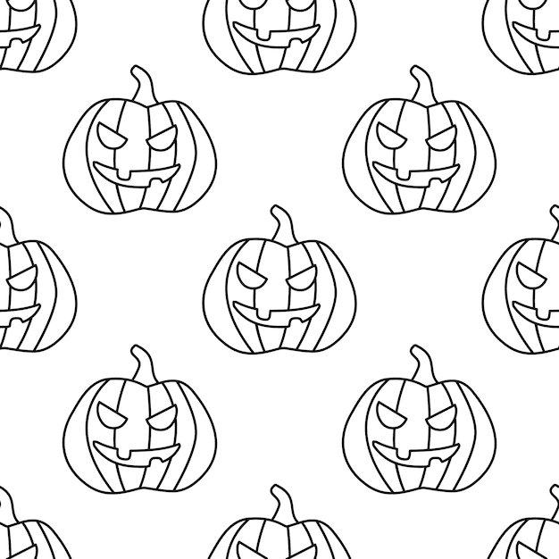 Seamless pumpkin background Pumpkin background for Halloween party