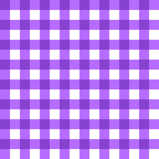 Seamless purple gingham pattern