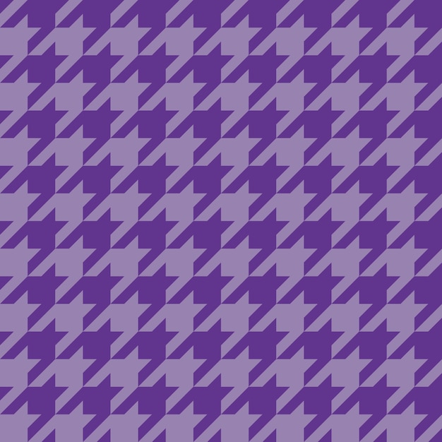 Seamless Purple Houndstooth Pattern