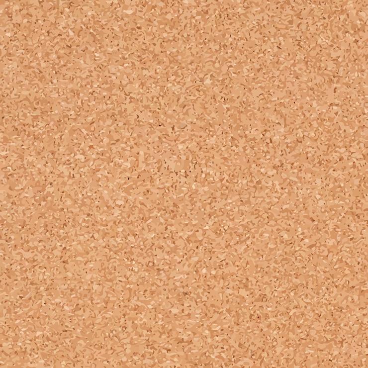 Vector seamless realistic cork background tileable pattern