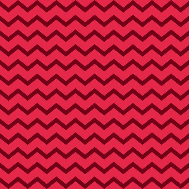 Seamless Red Stylist Wave pattern vector illustration background