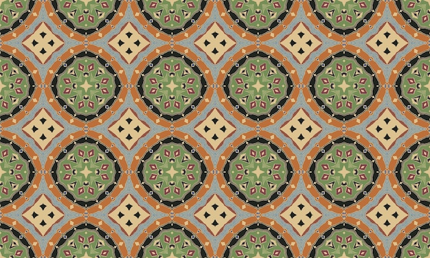 Seamless repeated pattern design. women's long dress pattern design, vector vintage art illustration