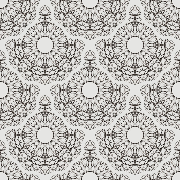 Seamless retro pattern background Vector illustration