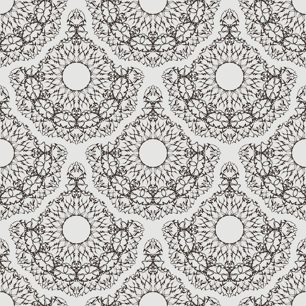 Seamless retro pattern background Vector illustration