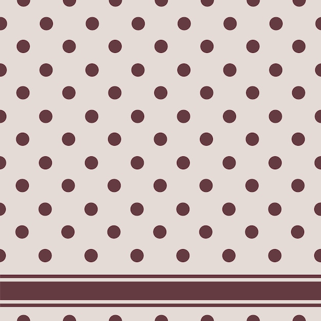 Seamless retro texture polka dots vector