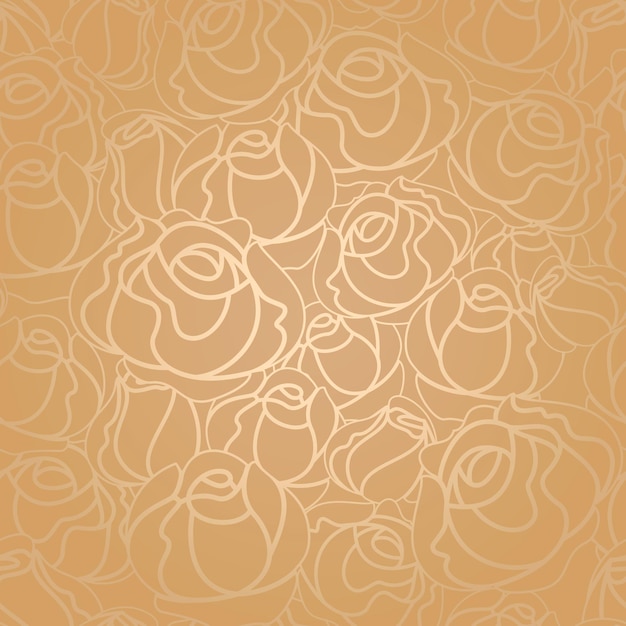 Seamless roses pattern