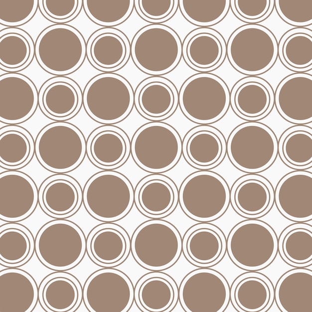 Vector seamless round geometric pattern vector