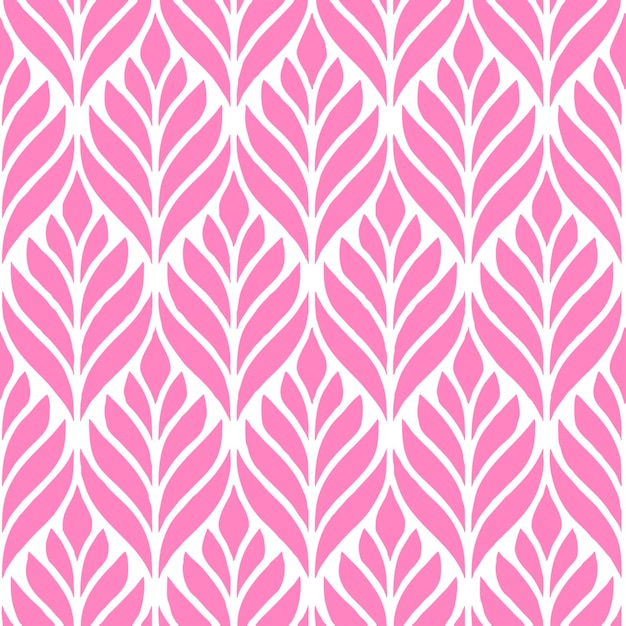 Вектор Бесшовный простой розовый рисунок для фона и упаковки