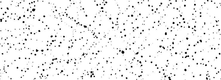 Vector seamless splashed dots background distressed sprinkled paint drops texture black grunge speckles g