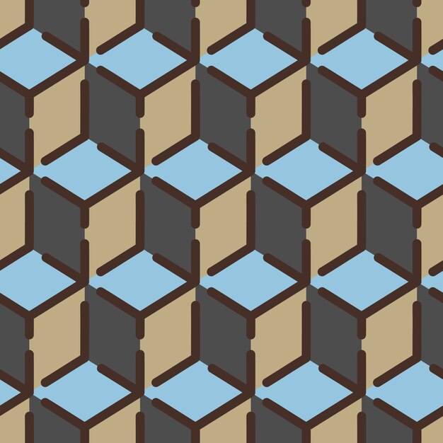 Seamless Square Pattern Vector