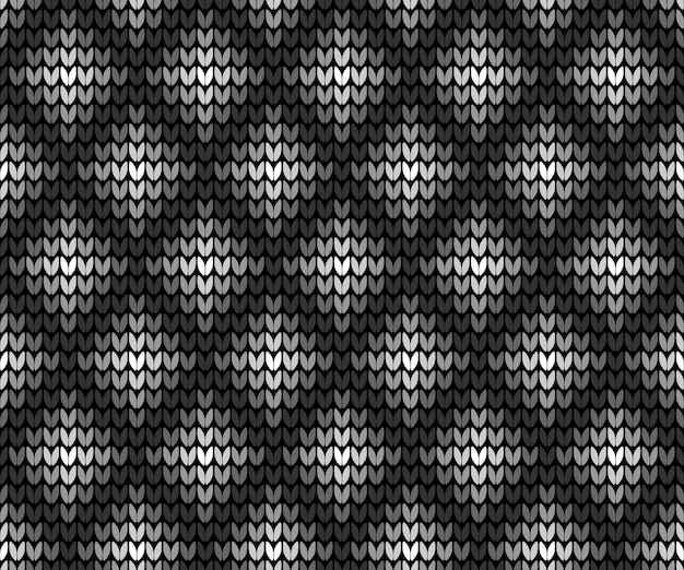 Seamless squares black knitting