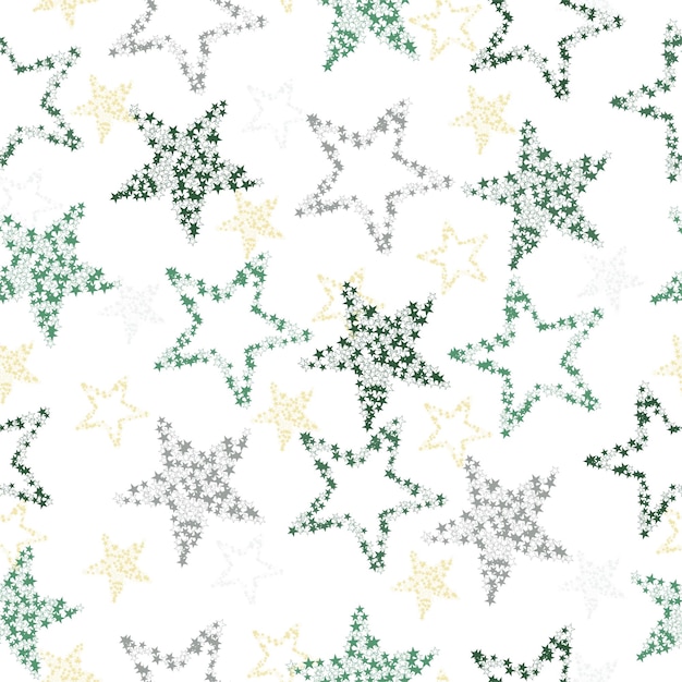 Seamless stars pattern