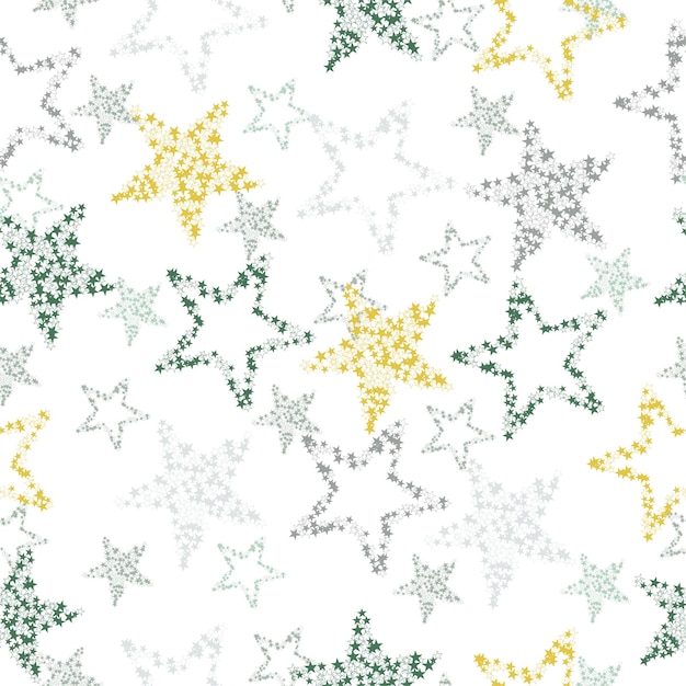 Seamless stars pattern