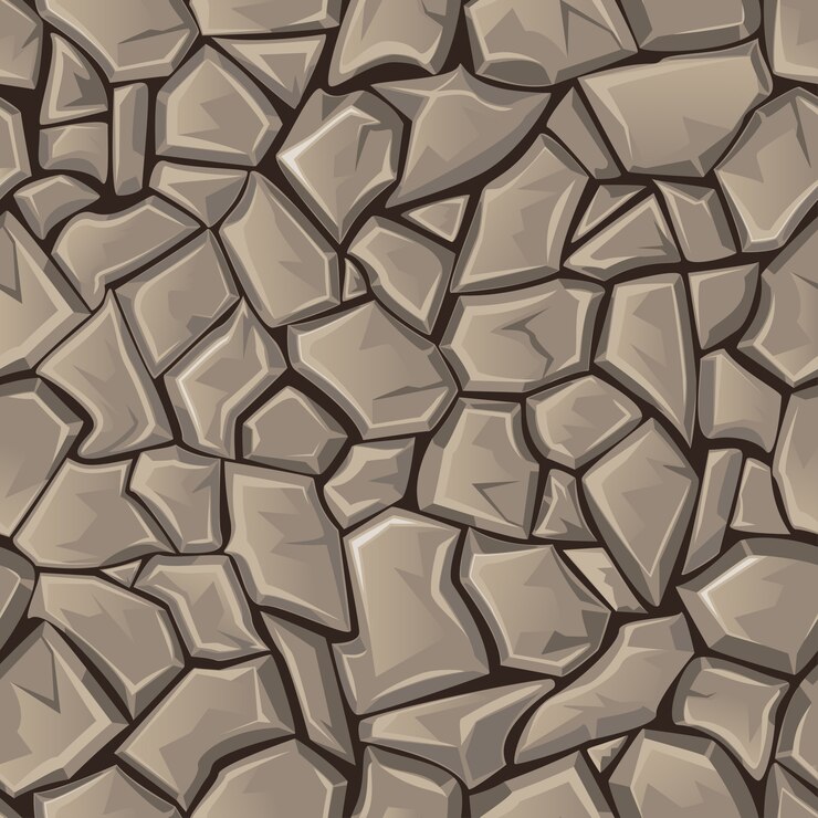 Vector seamless stone background