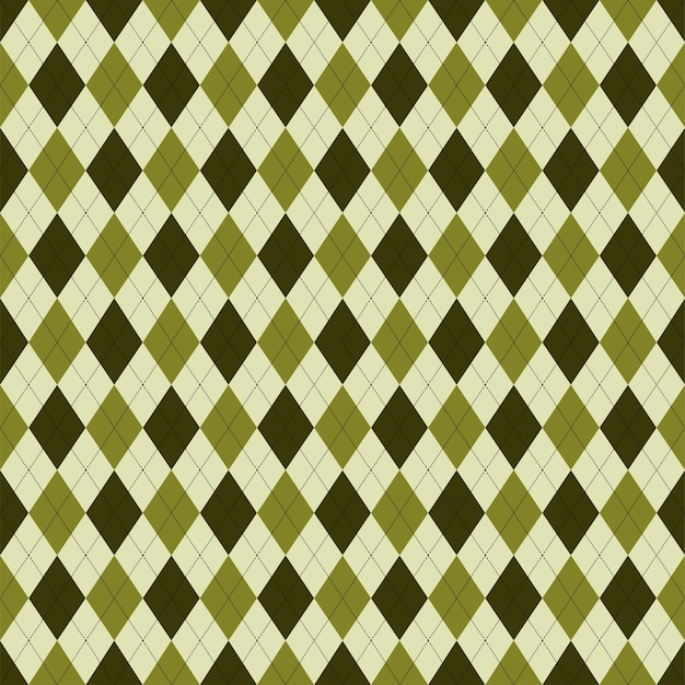 Seamless tablecloth pattern with rhombus vector