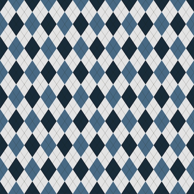 Vector seamless tablecloth pattern with rhombus vector