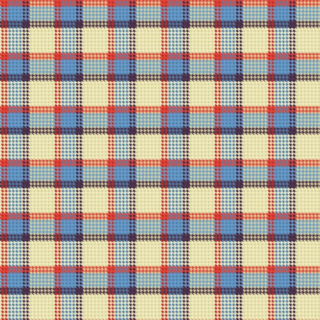 Vector seamless tartan houndstooth pattern 108