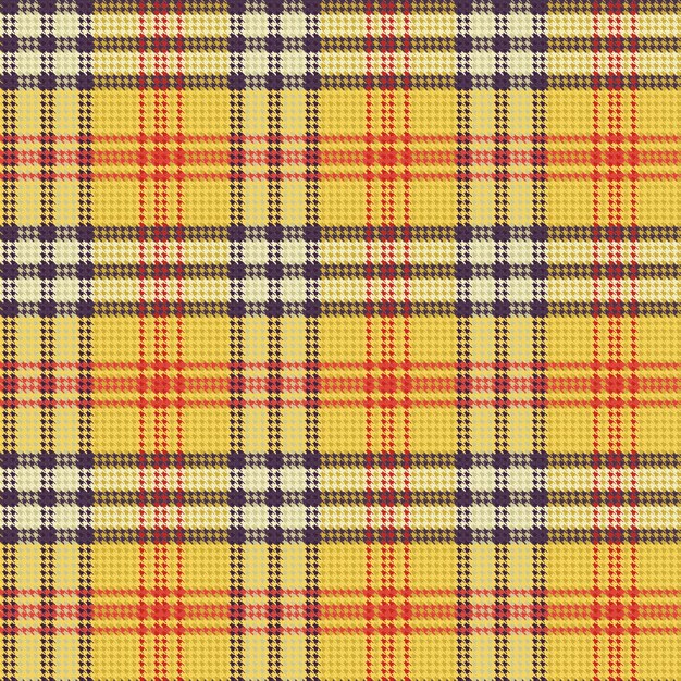 Vector seamless tartan houndstooth pattern 109