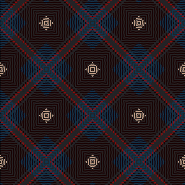 Seamless Tartan Pattern. Scottish Woven Texture.