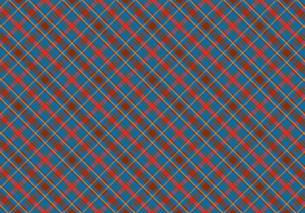 Seamless tartan plaid pattern background. Fabric texture. Vector illustration.