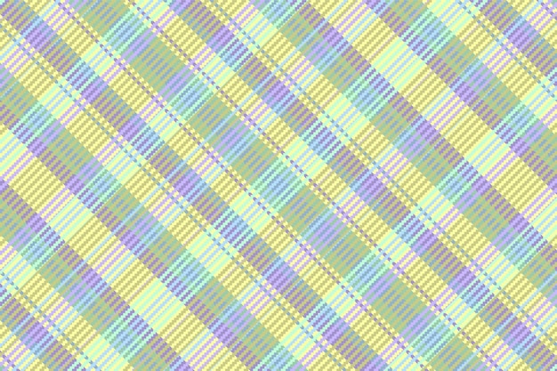 Seamless tartan plaid pattern background with pastel color vector illustration