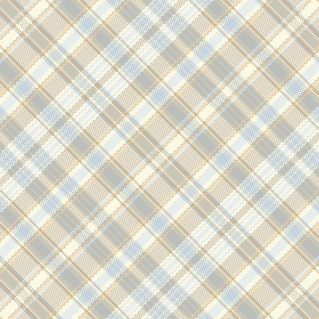 Seamless tartan plaid pattern background with pastel color vector illustration