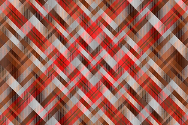 Fondo senza cuciture del modello del plaid del tartan con il colore di san valentino. illustrazione vettoriale.