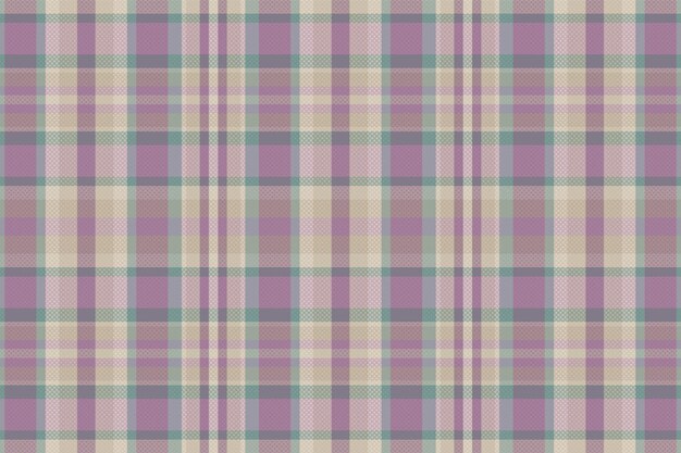 Seamless tartan plaid pattern background with vintage color. Vector illustration.