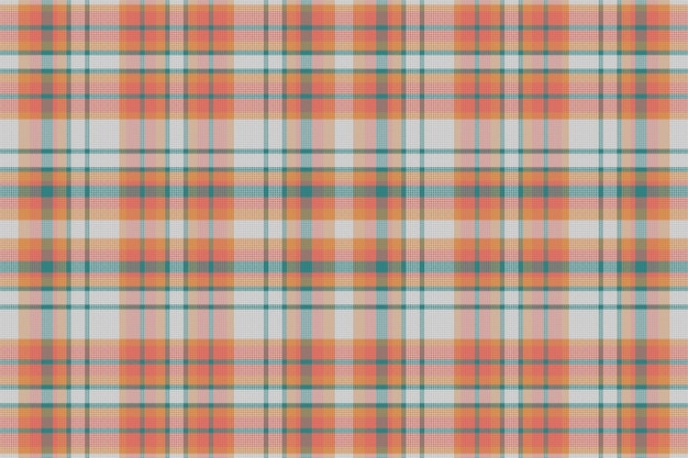 Seamless tartan plaid pattern background with vintage color. Vector illustration.