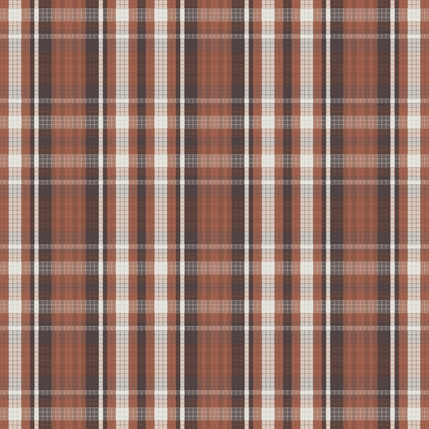 Seamless tartan plaid pattern background with vintage color vector illustration