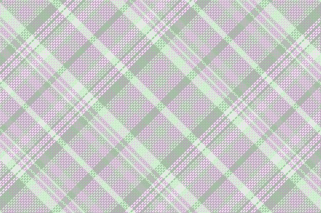 Seamless tartan plaid pattern with texture and pastel color vector illustration