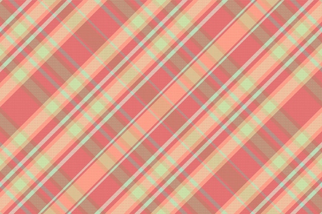 Seamless tartan plaid pattern with texture and pastel color Vector illustration