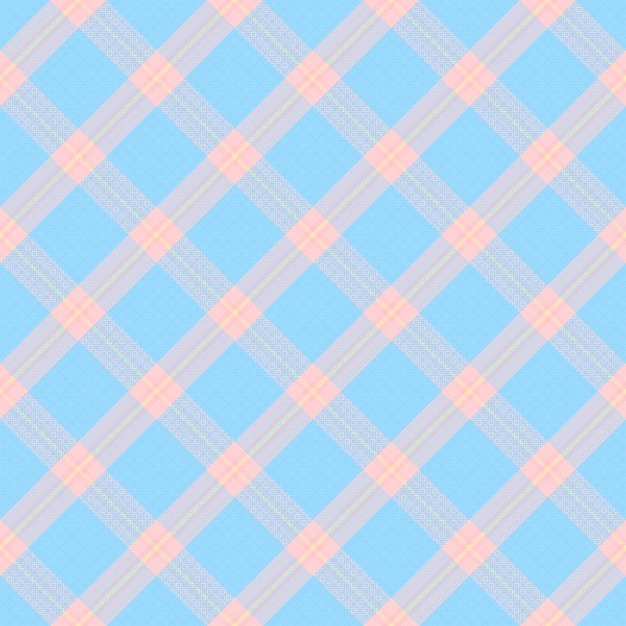 Seamless tartan plaid pattern with texture and pastel color Vector illustration