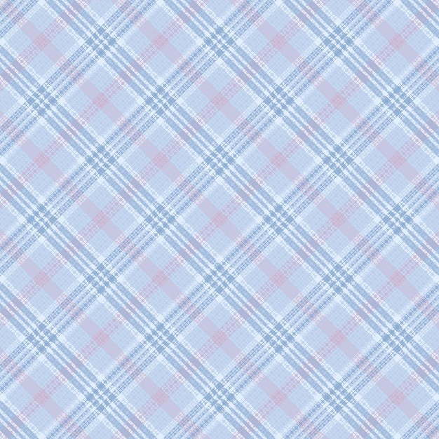 Seamless tartan plaid pattern with texture and pastel color Vector illustration