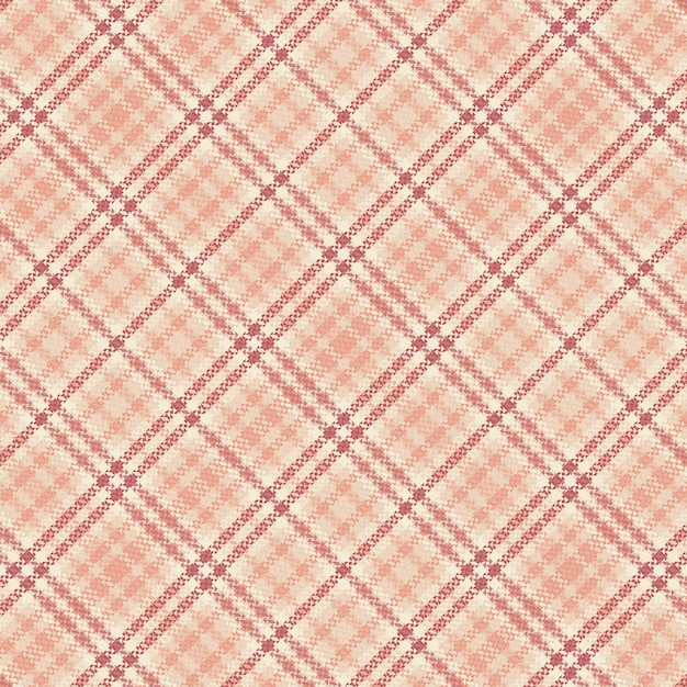 Seamless tartan plaid pattern with texture and pastel color Vector illustration