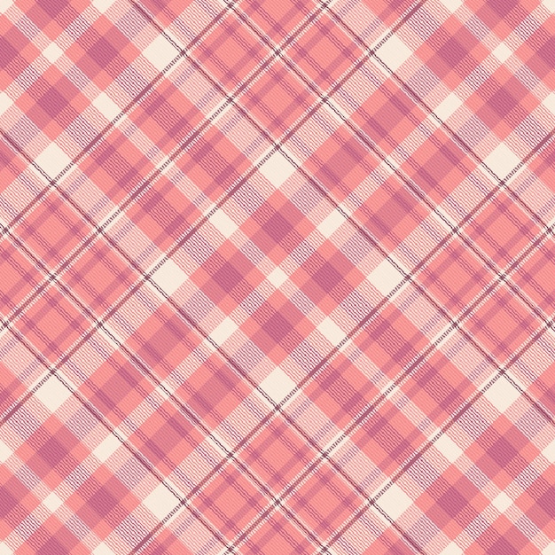 Seamless tartan plaid pattern with texture and retro color Vector illustration