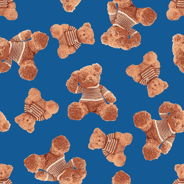 SEAMLESS TEDDY BEAR PATTERN 109