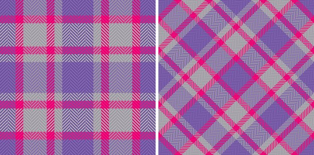 Seamless textile texture Background vector tartan Check pattern plaid fabric