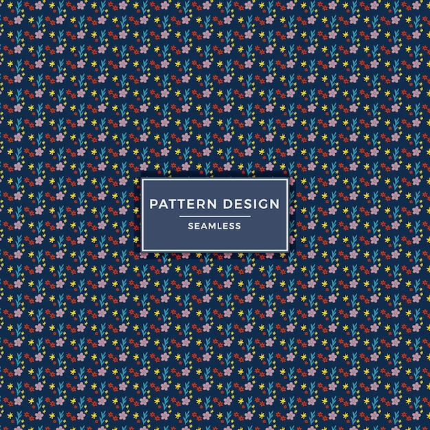 Vector seamless textile vector pattern design